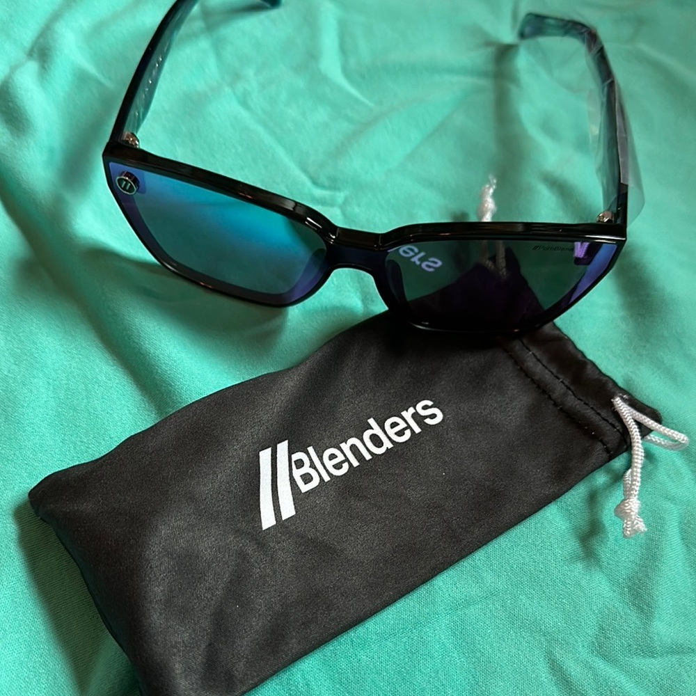 Blenders Black Sunglasses with Case